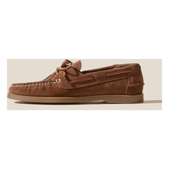 Mocassins Saler Nautic Suede | Noisette