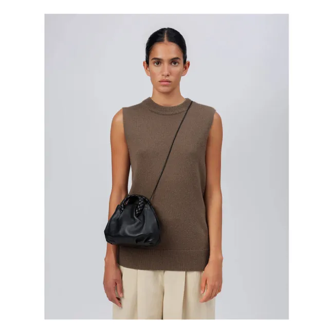 Borsa Bombon M Soft Shiny | Nero