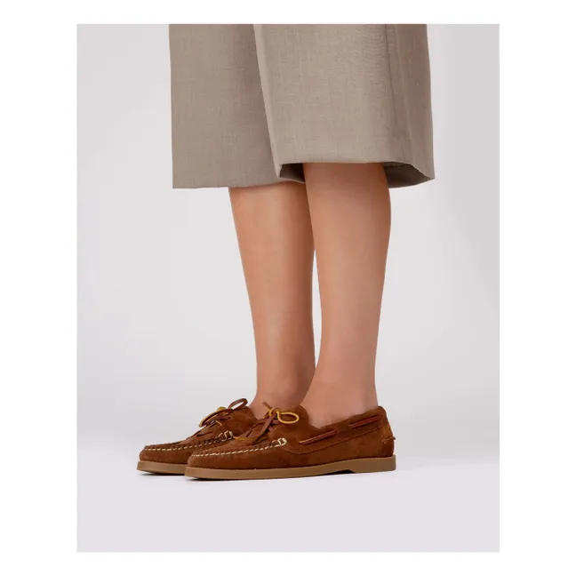 Mocassins Saler Nautic Suede | Noisette