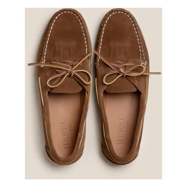 Mocassins Saler Nautic Suede | Noisette