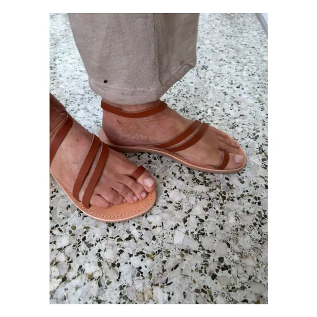 Agatha-Sandalen | Kamelbraun