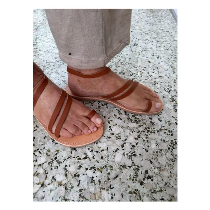 Sandales Agatha | Camel- Image produit n°0