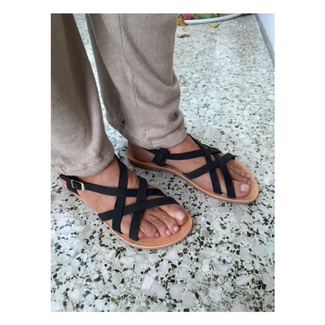Sandales Verona Nubuck | Noir