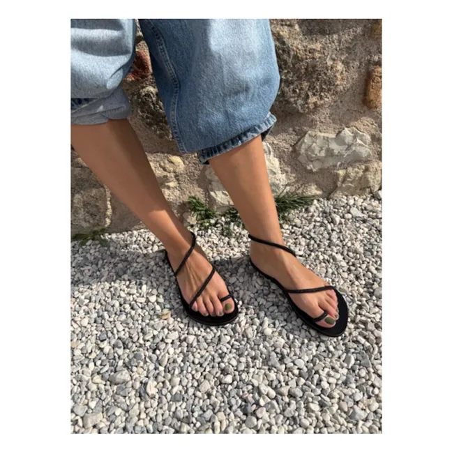 Sandales Stella Strass | Noir