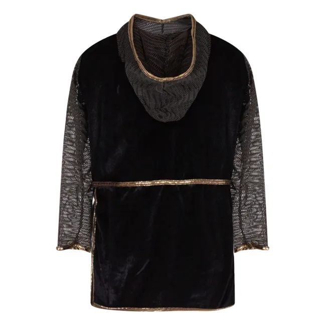 Déguisement de chevalier avec cape et couronne | Or