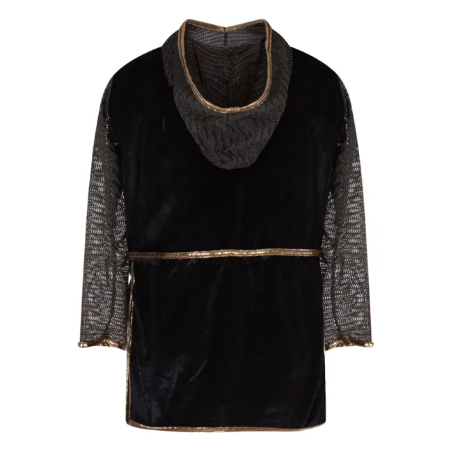 Ritterkostüm mit Umhang und Krone | Or