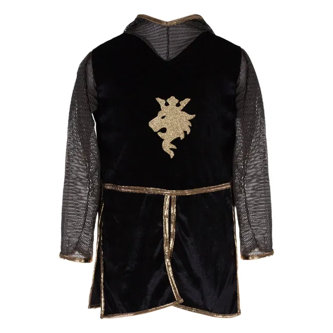 Déguisement de chevalier avec cape et couronne | Or