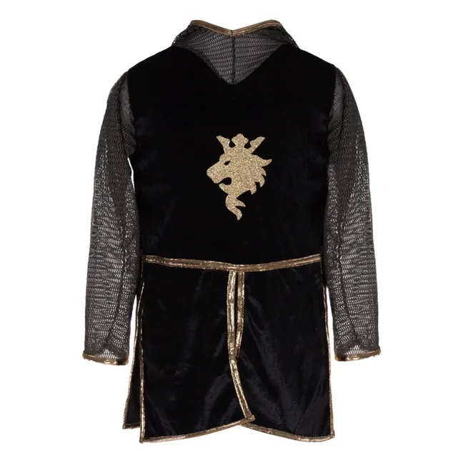 Ritterkostüm mit Umhang und Krone | Or