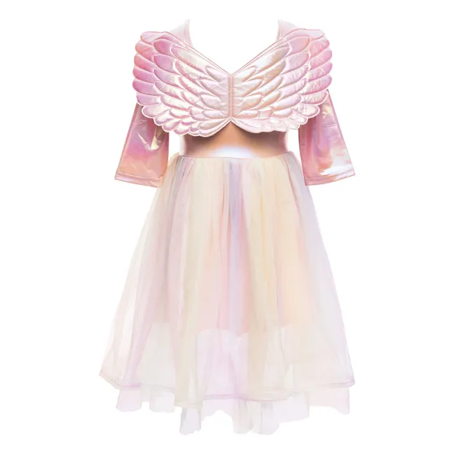 Disfraz de vestido y diadema de Pegaso | Rosa