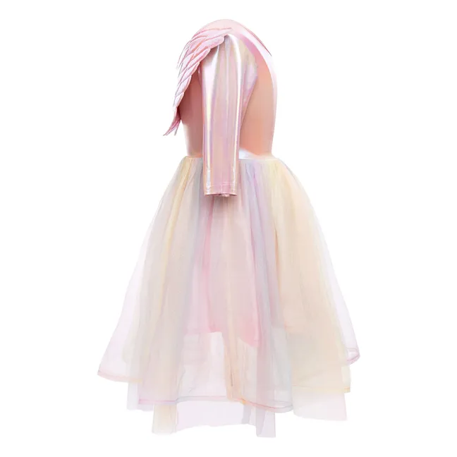 Disfraz de vestido y diadema de Pegaso | Rosa