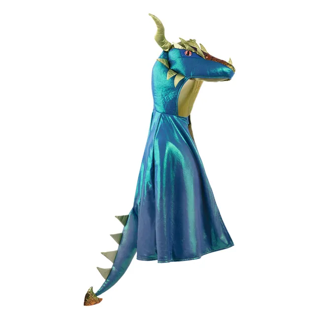 Capa de dragón iridiscente | Azul