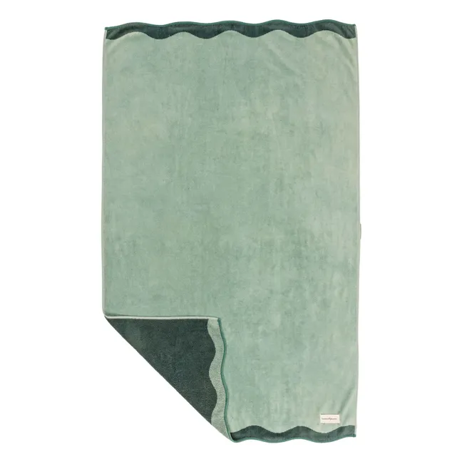 Serviette de plage | Bleu Vert