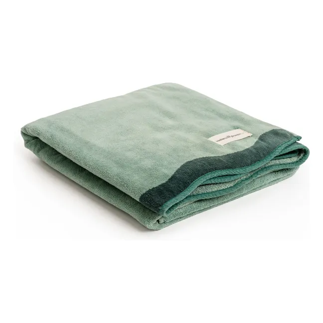 Serviette de plage | Bleu Vert