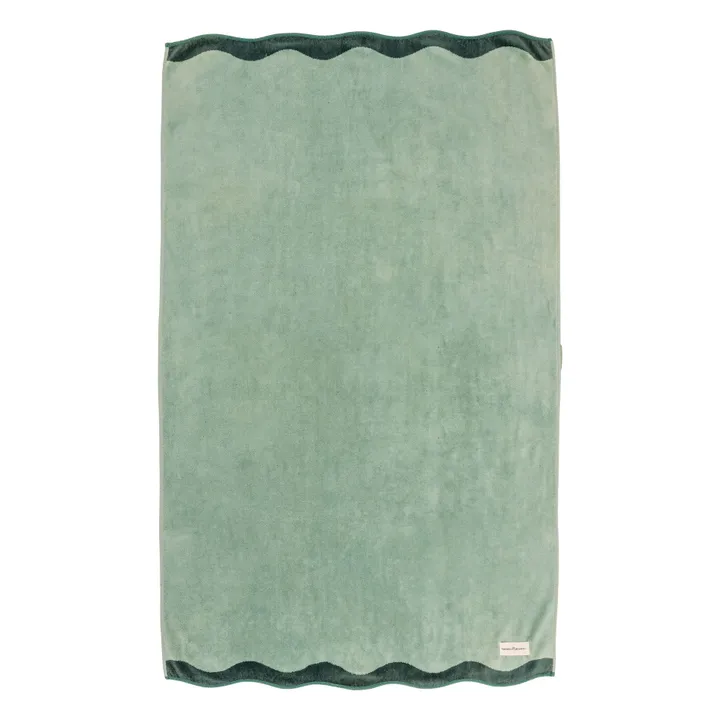Serviette de plage | Bleu Vert- Image produit n°1