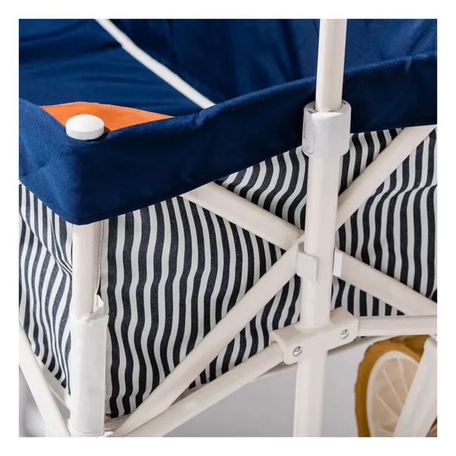 Chariot de plage | Bleu marine