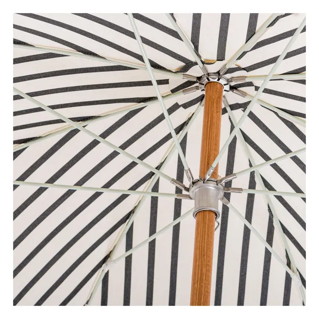 Parasol frangé Premium | Noir