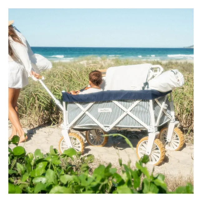 Chariot de plage | Bleu marine