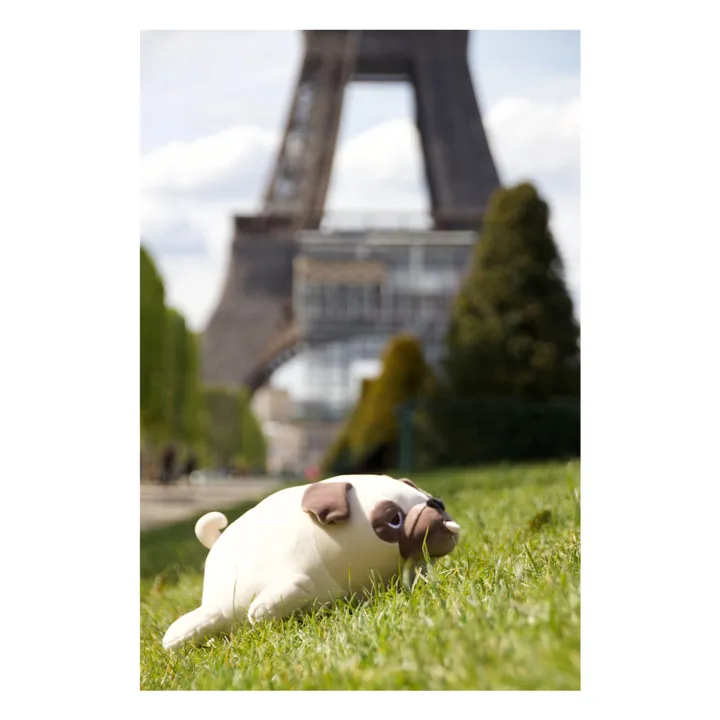 Peluche Hana le Bulldog | Ecru- Image produit n°1