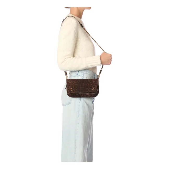 Bobi S Leopard bag | Brown