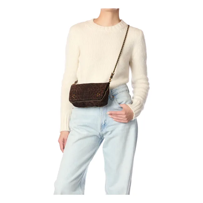 Bobi S Leopard bag | Brown