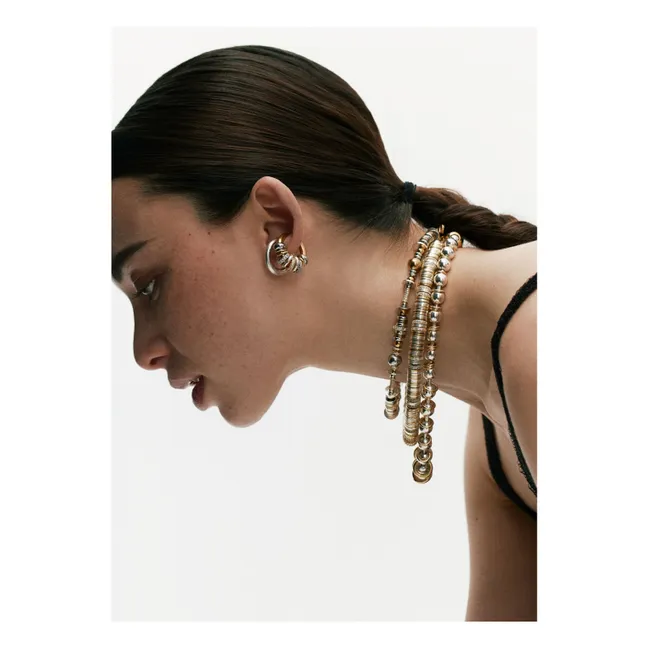 Earcuff Eyelets Shiny | Gold/Silver