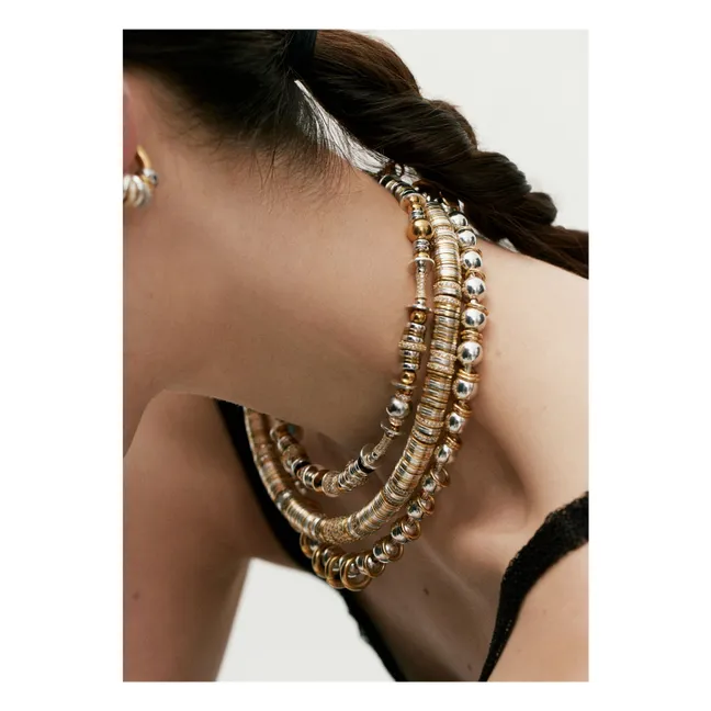 Collier Nefertiti | Doré/Argenté