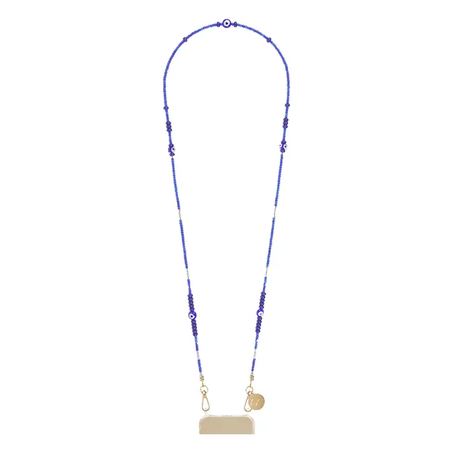 Chaine Longue Leda 120 cm | Bleu
