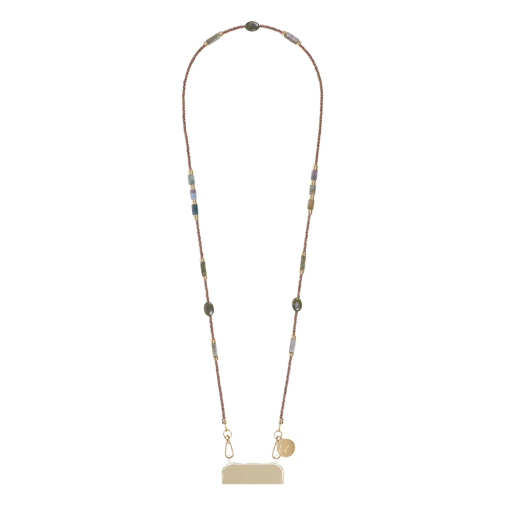 Chaine Longue Izzie 120 cm | Vert- Image produit n°0