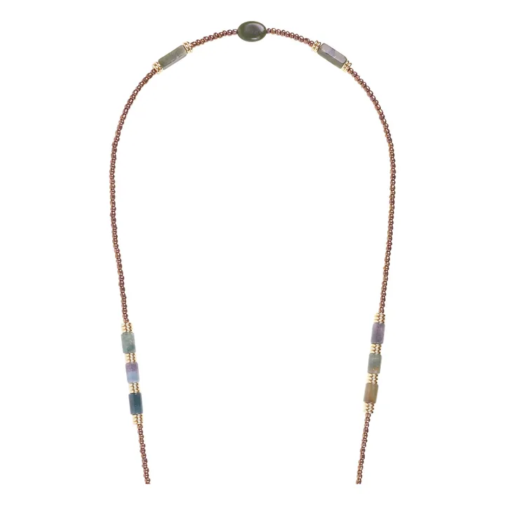 Chaine Longue Izzie 120 cm | Vert- Image produit n°3