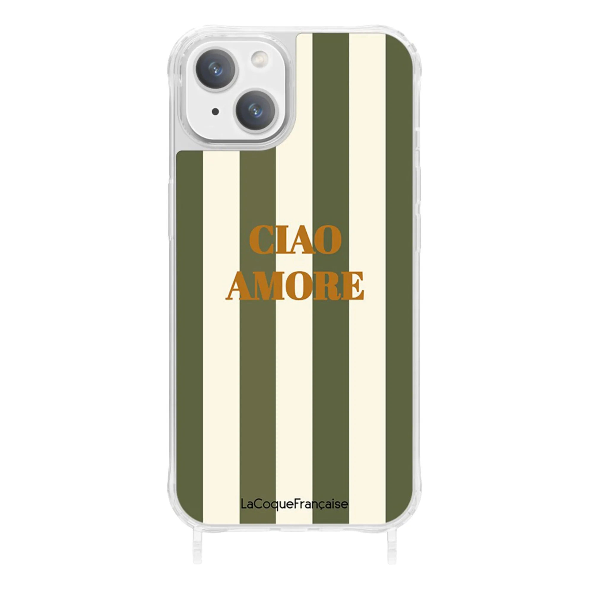 Lacoquefrançaise Khaki Iphone Case Ciao Amore