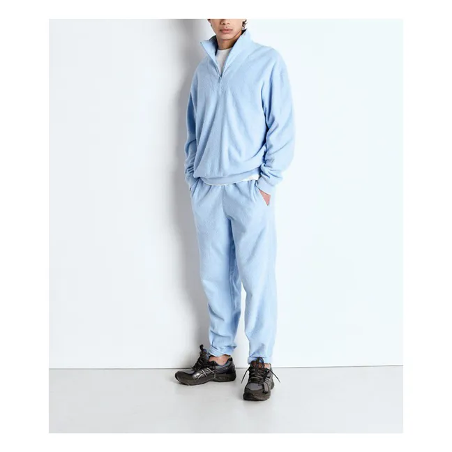 Sweatshirt Bobypark Bio-Frottee | Hellblau