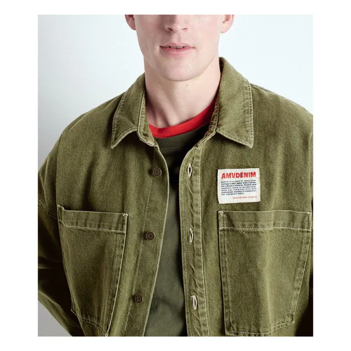 Chemise Uzatown | Vert kaki- Image produit n°4