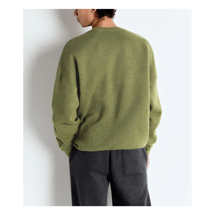 Sweatshirt Doven Bio-Baumwolle | Khaki- Produktbild Nr. 2
