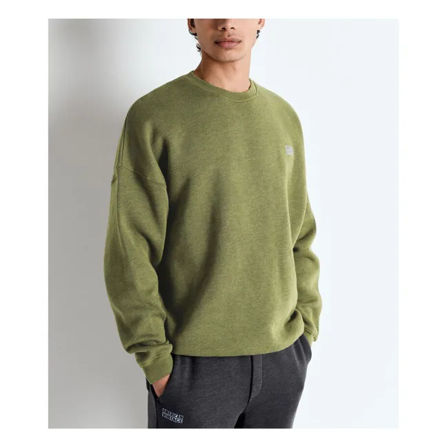 Felpa in cotone biologico Doven | Verde militare