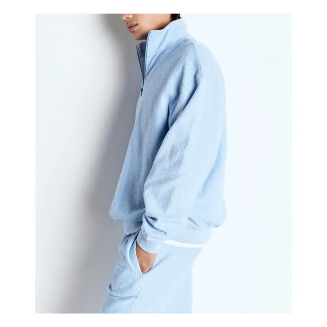 Sudadera Bobypark Organic Sponge | Azul Cielo