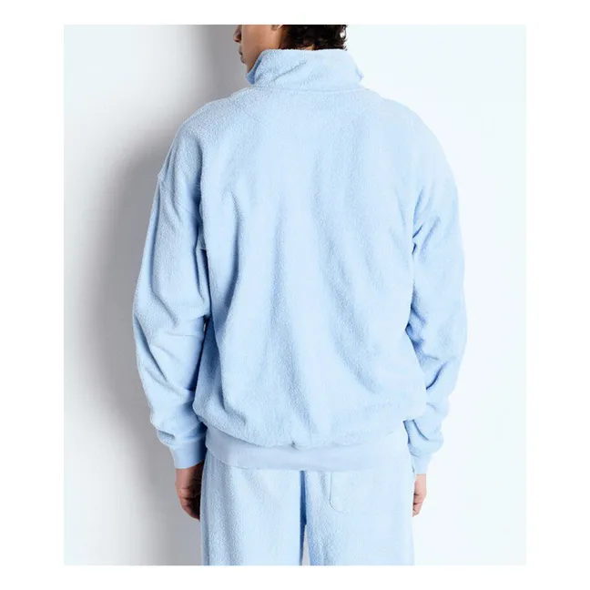 Sweatshirt Bobypark Bio-Frottee | Hellblau