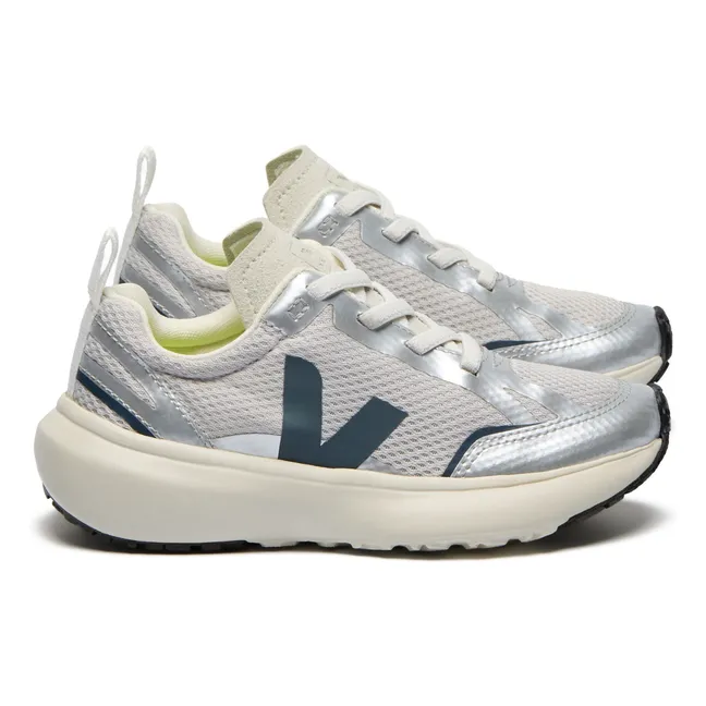 Canary Lace-up Sneakers | Silver