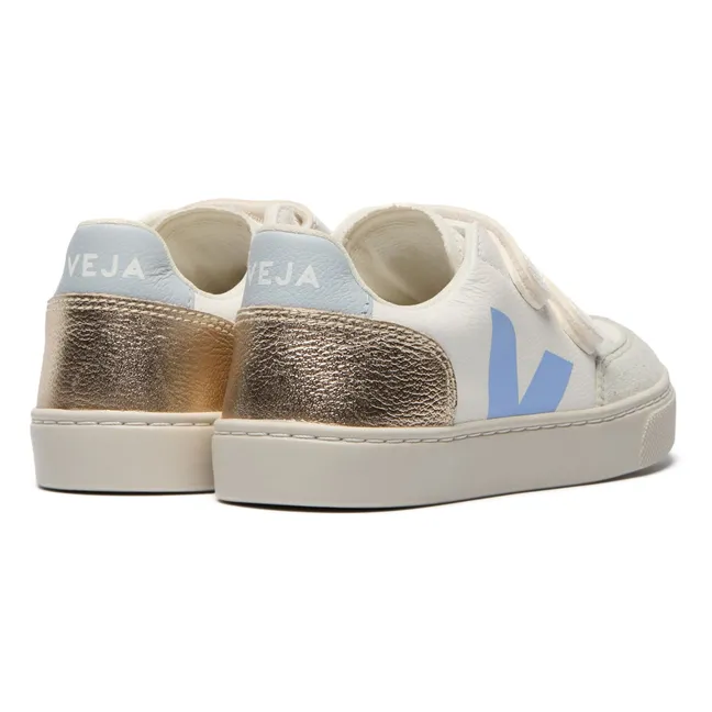 Baskets Scratchs V-12 | Bleu ciel