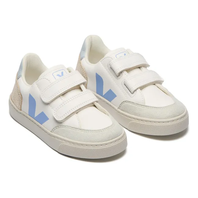 Baskets Scratchs V-12 | Bleu ciel