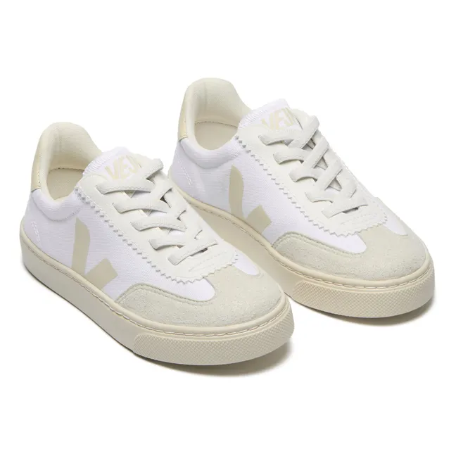 Volleyball Lace-up Sneakers | White