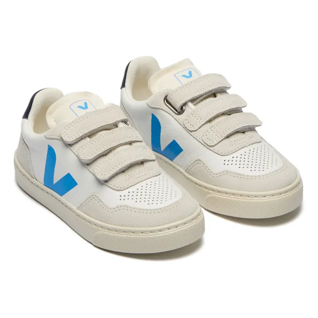 V-90 Leather Scratch Sneakers O.T. | Blue