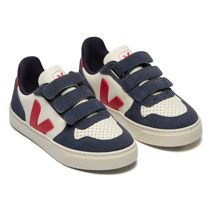 V-10 Scratch Sneakers | Navy blue- Product image n°1