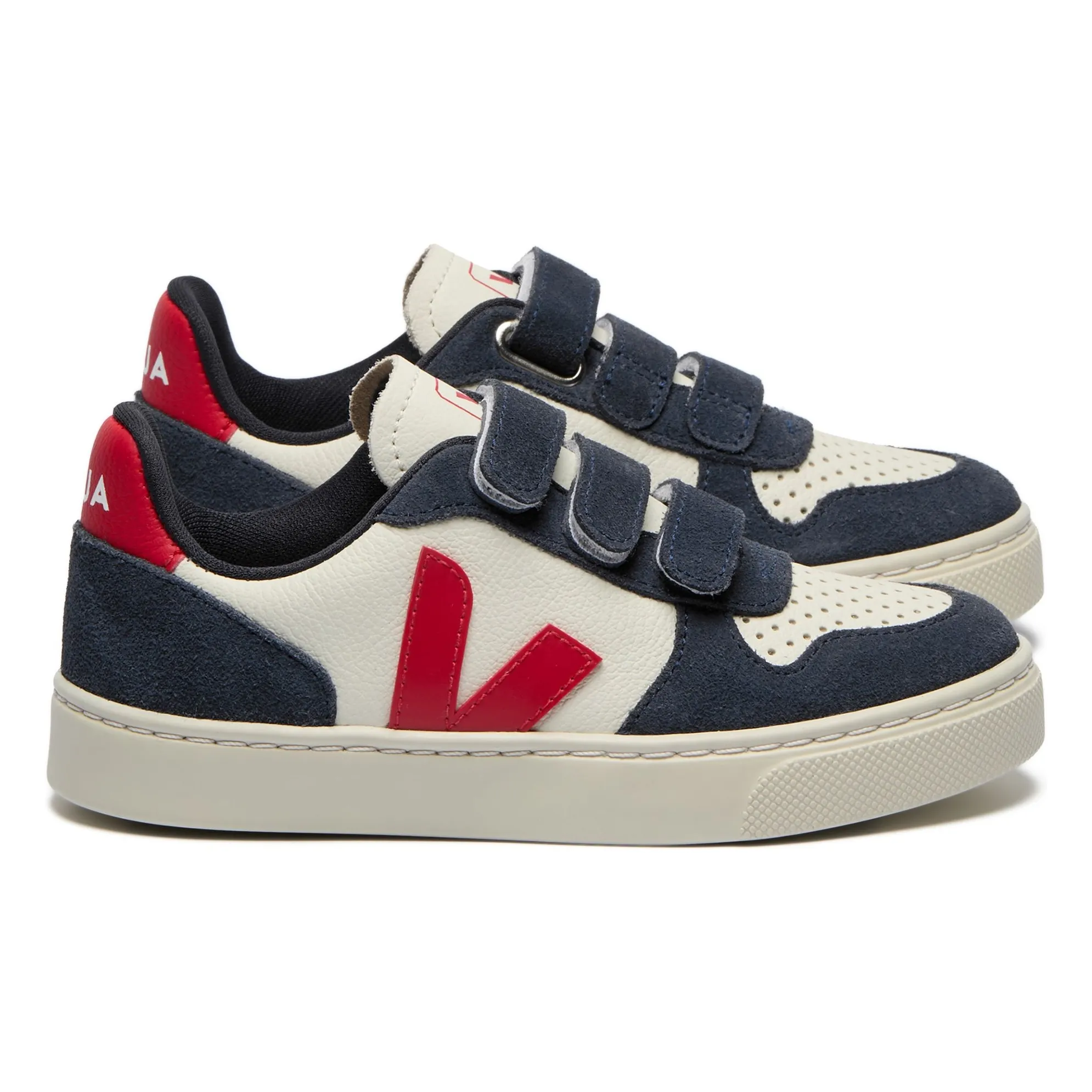 Veja Navy Blue V-10 Scratch Sneakers