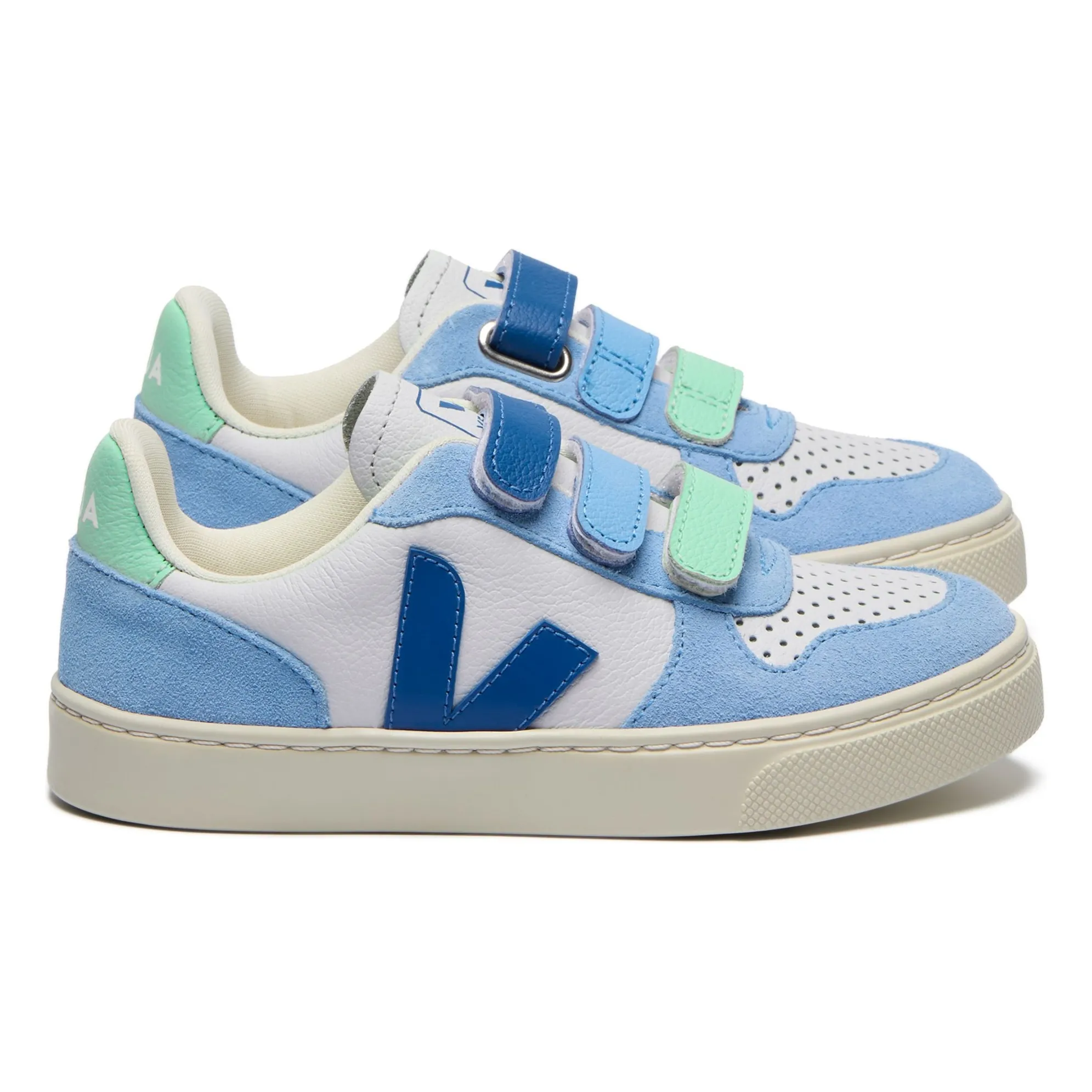 Baskets Scratchs V-10 | Bleu ciel- Image produit n°0