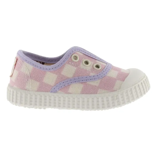 Lona Quadrille Scratch Sneakers | Pink