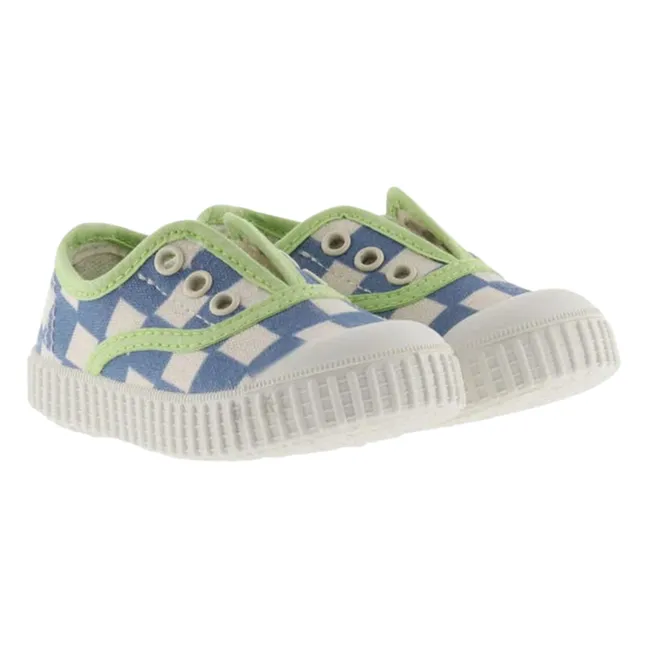 Zapatillas Lona Square Scratch | Azul
