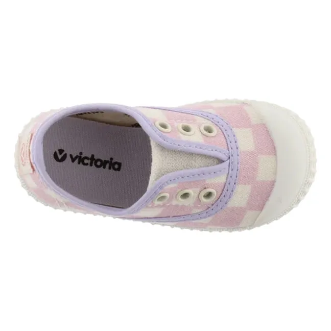 Lona Quadrille Scratch Sneakers | Pink