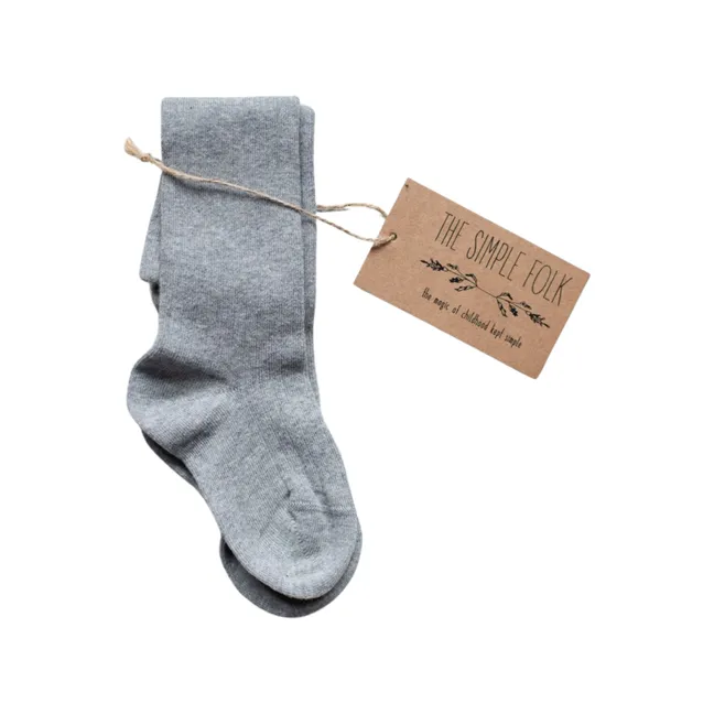 Gerippte Socken | Grau