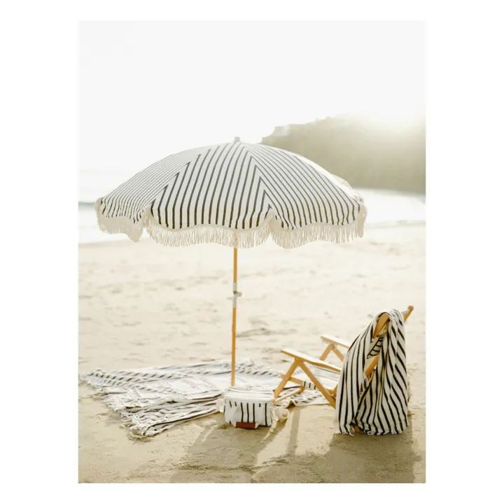 Parasol frangé Premium | Noir- Image produit n°5