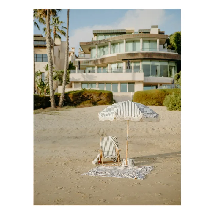 Parasol frangé Premium | Noir- Image produit n°1